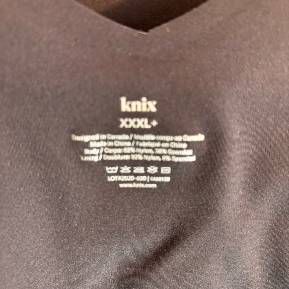 KNIX Sz XXXL+ Luxelift Tank Soft Cup Built in Bra Shapewear Comfort Wide Straps - Picture 5 of 7